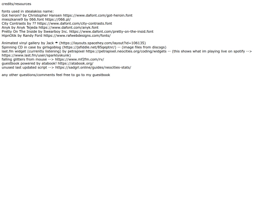 resources screenshot