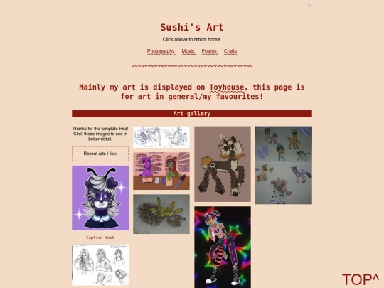artpage screenshot