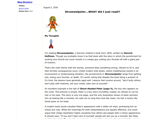 Blog Articles/Struwwelpeter-blog screenshot