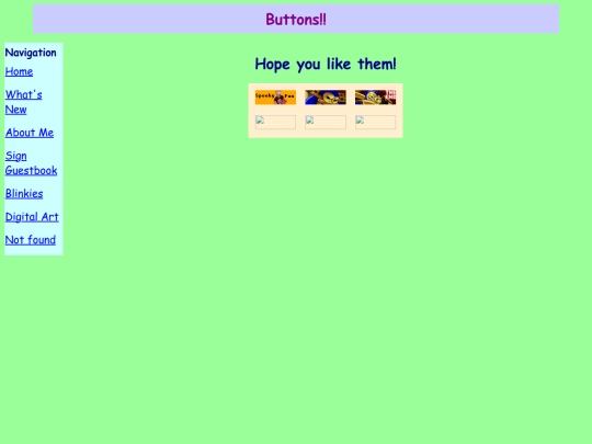 Buttons screenshot