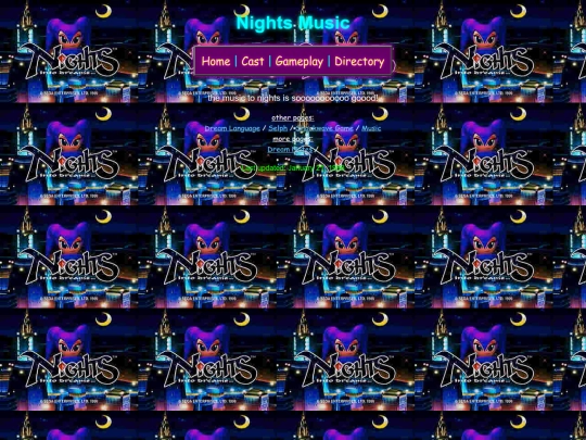 Fan Sites/Nights Site/Nights-Music screenshot