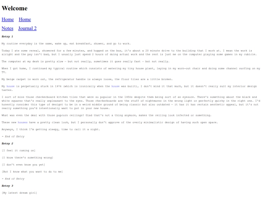 House of Leaves Pages/Journal screenshot