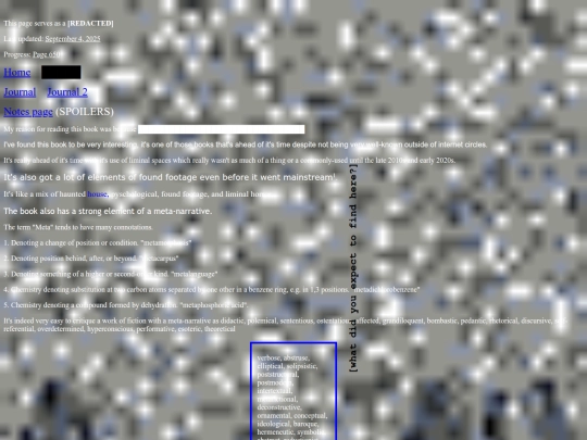 House of Leaves Pages/home1 screenshot