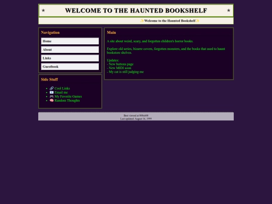 Templates/Haunted-bookshelf-scrapped-template screenshot