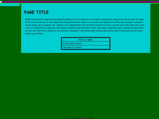 Templates/felinium-template screenshot