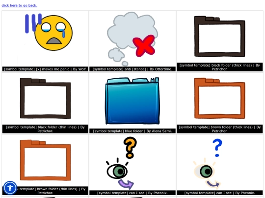 AAC Org/templates screenshot