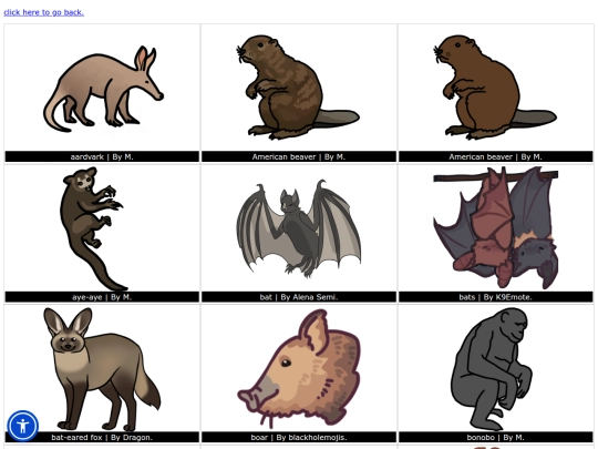 Nature/animals/land mammals screenshot