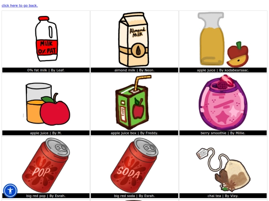 Objects/food/drink screenshot