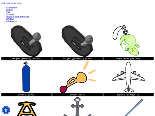 Objects screenshot