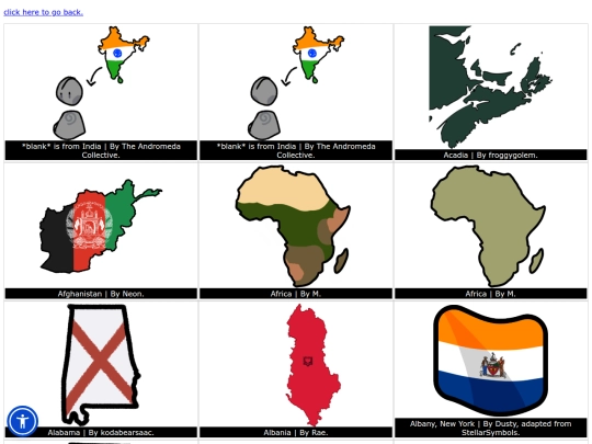 Places/regions screenshot