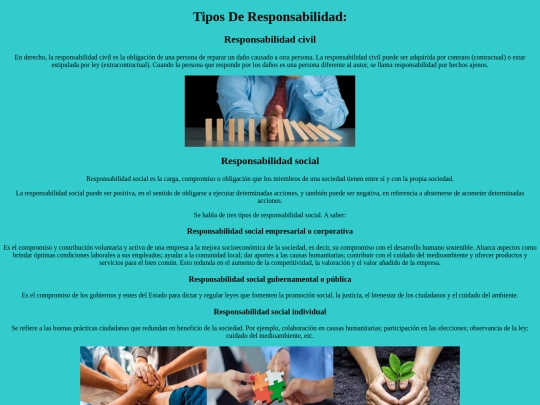 paginas/tipos de responsabilidad screenshot