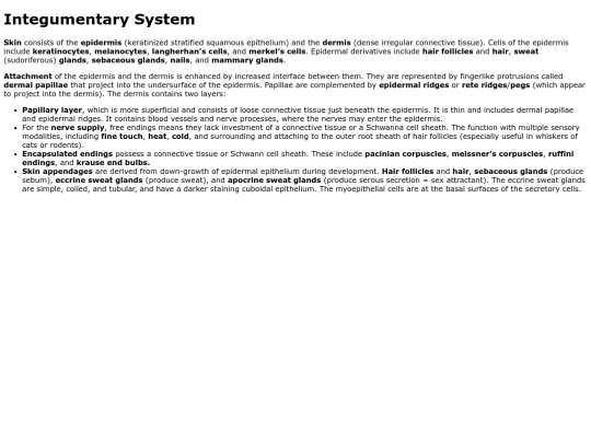 integumentarysystem screenshot
