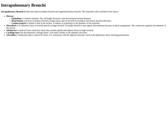intrapulmonarybronchi screenshot