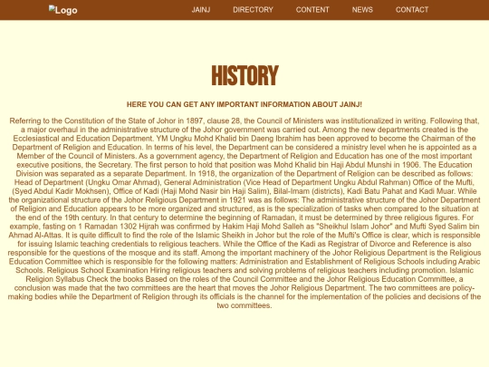 history screenshot