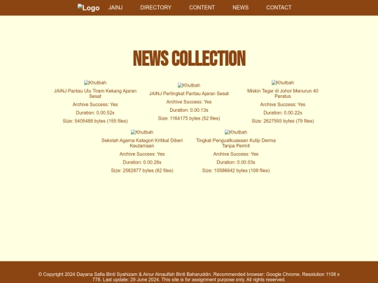 news screenshot