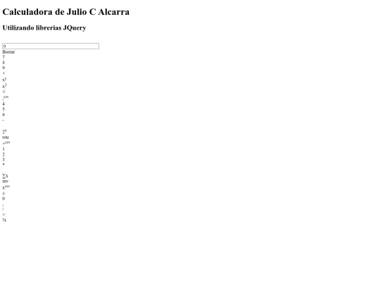 calculadora screenshot