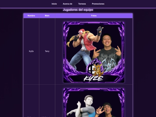 jugadores screenshot