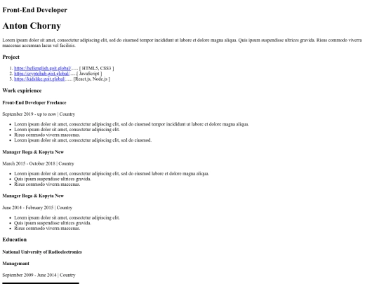 index screenshot