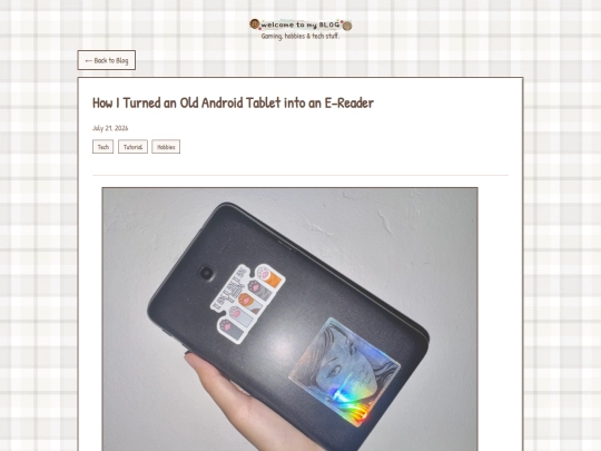 blog/reuseoldtablet screenshot