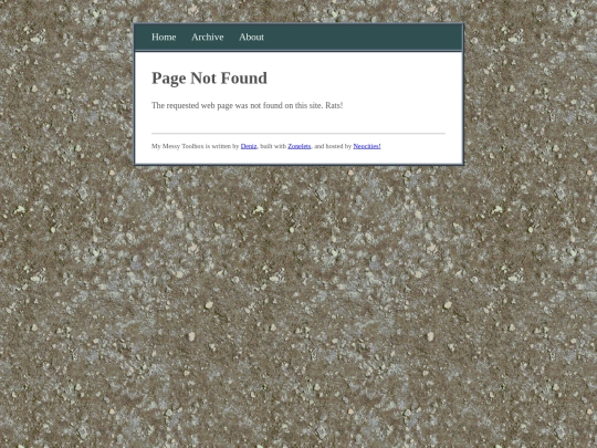 not_found screenshot