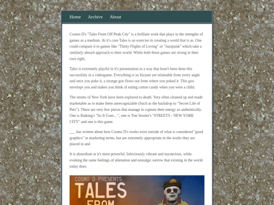 posts/2020-11-28-Tales-From-Off-Peak-City-And-The-Staggering-Bite-Of-Absurdism screenshot