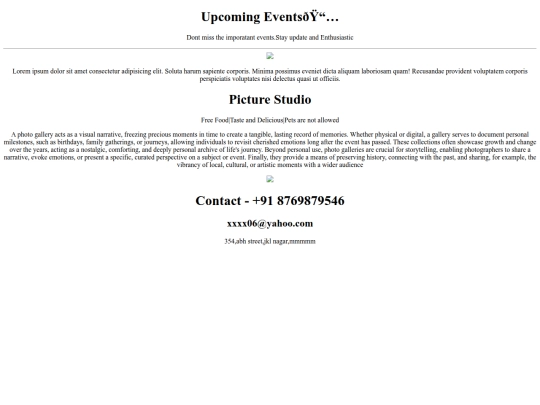 Events.html/event screenshot