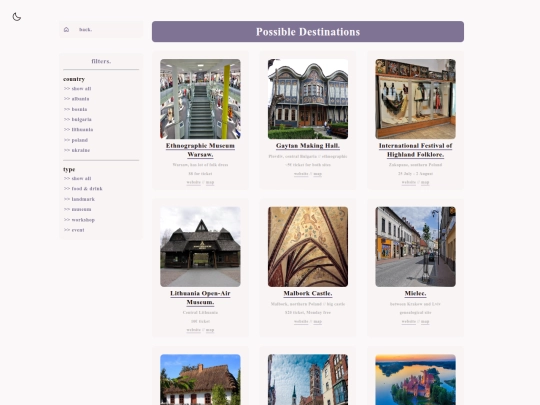 travel/places screenshot