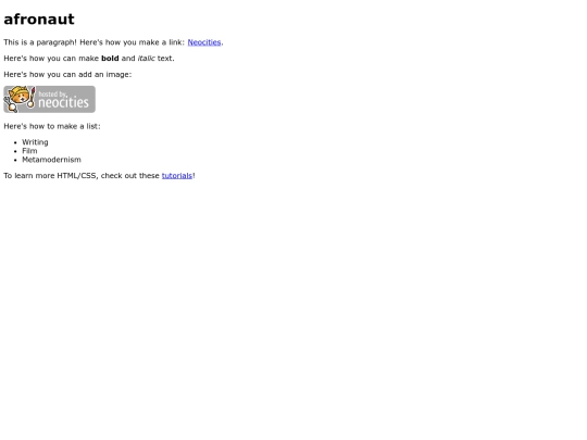index screenshot