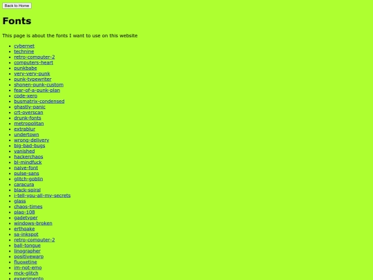 pages/fonts screenshot