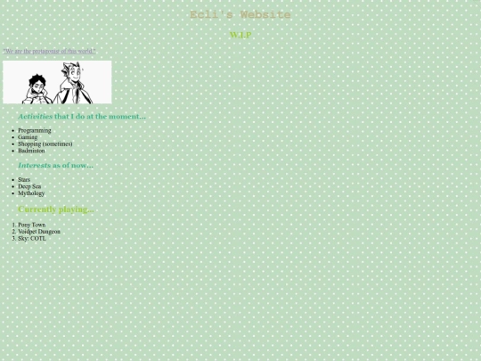 index screenshot
