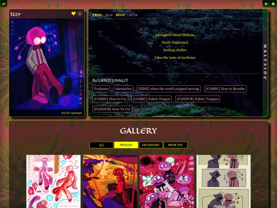 character/izzy screenshot