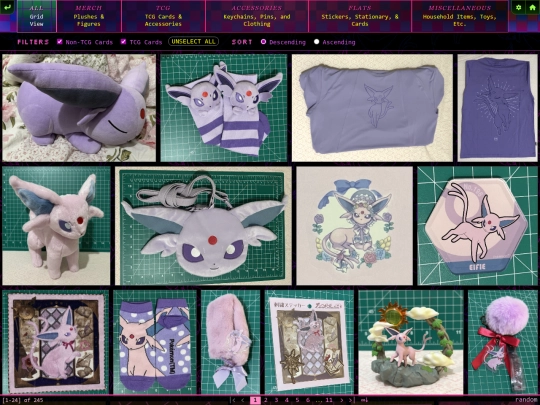 espeon/collection screenshot