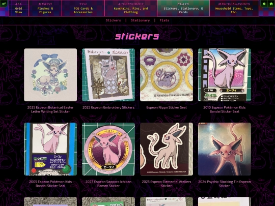 espeon/collection/flats screenshot