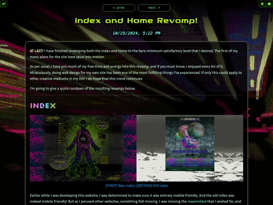 log/2024/oct/index-and-home-revamp screenshot