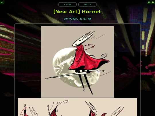 log/2025/oct/new-art-hornet screenshot