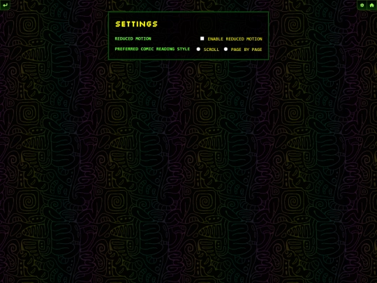 settings screenshot