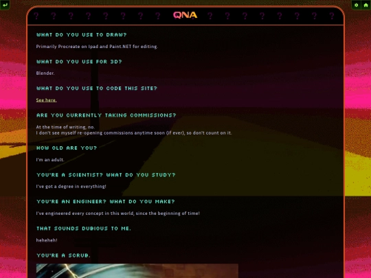 webmaster/qna screenshot
