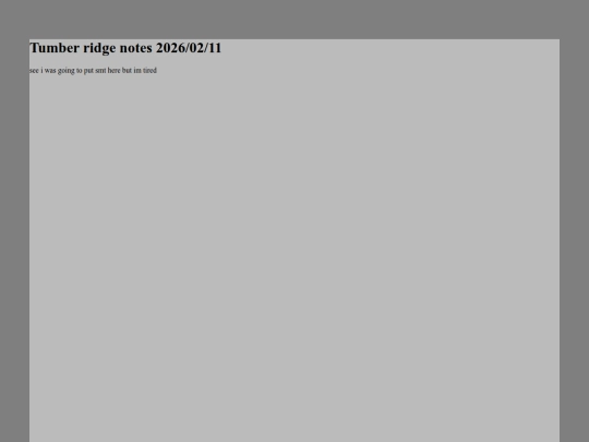 irl/tumblerridge screenshot