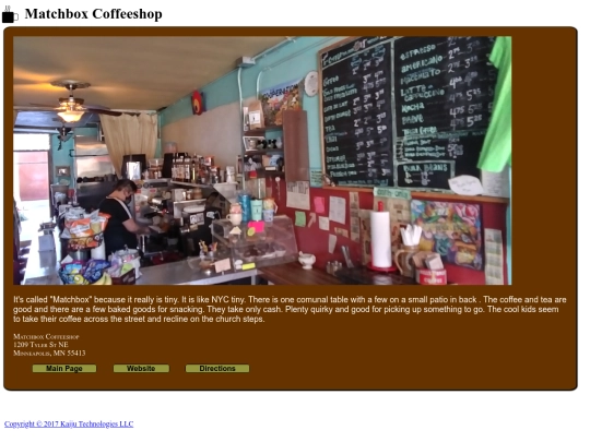 MapDemo/Locations/MatchboxCoffeeshop screenshot