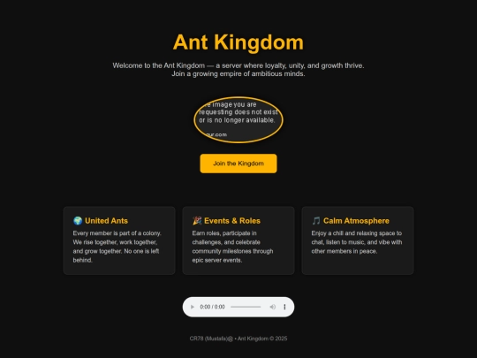 Ant_Kingdom_Site screenshot