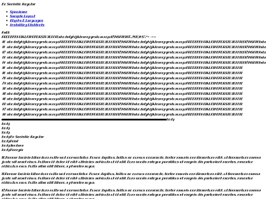 fonts/gcseristic-regular-demo screenshot