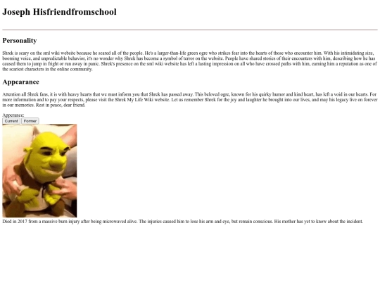 Shock Sites/shrek screenshot