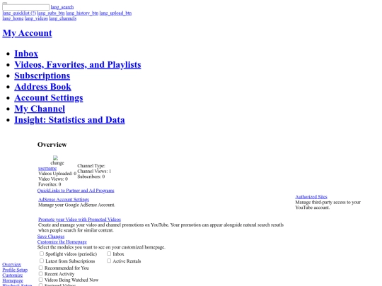 account screenshot