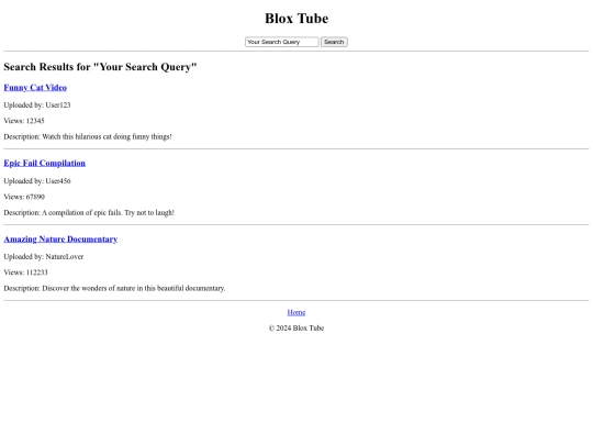 search screenshot
