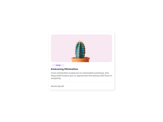 Minimal blog/blog screenshot