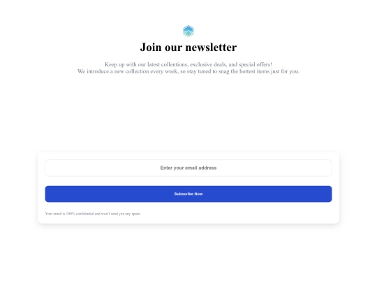 Newsletter/news screenshot