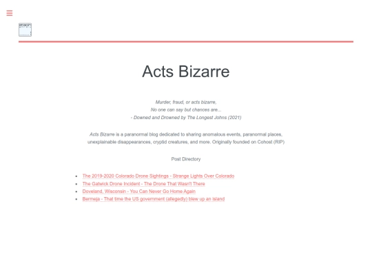 acts-bizarre screenshot