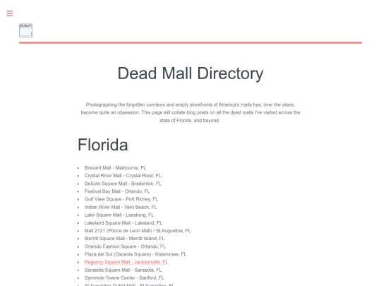 dead-mall-directory screenshot