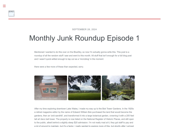 monthly-junk-roundup-episode-1 screenshot