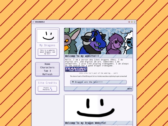 Testpage screenshot
